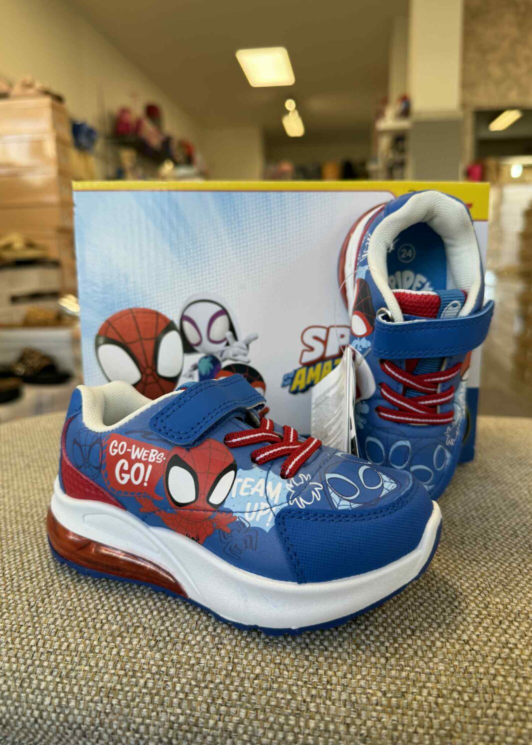 SAPATILHA SOLA PVC SPIDEY COM LUZES