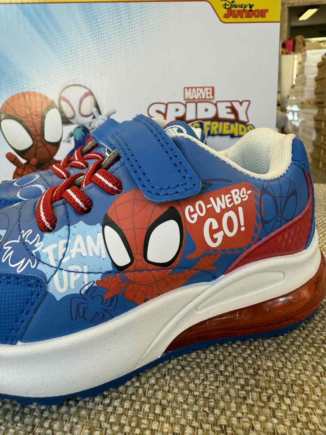 SAPATILHA SOLA PVC SPIDEY COM LUZES