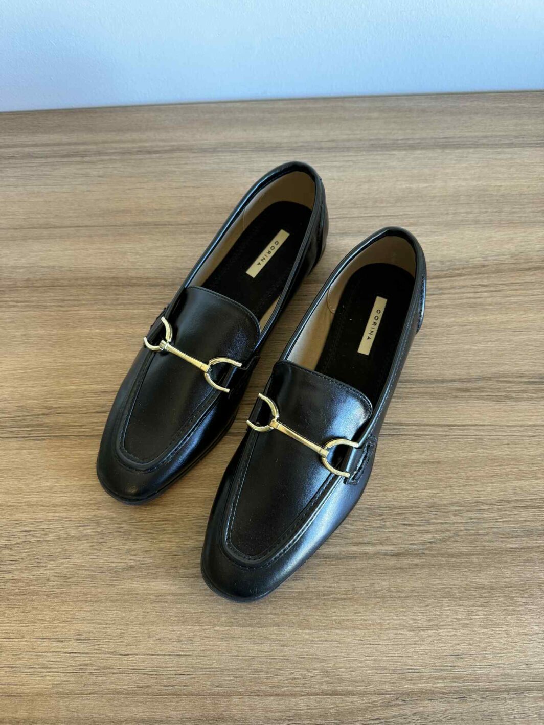 Mocassins Rasos Corina - Preto