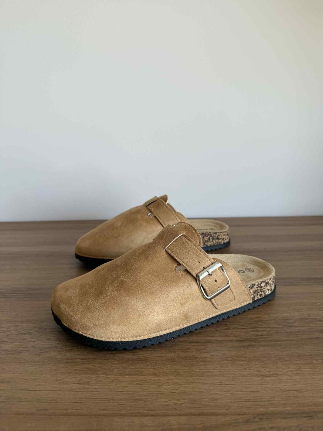 Clogs com fivela - Khaki