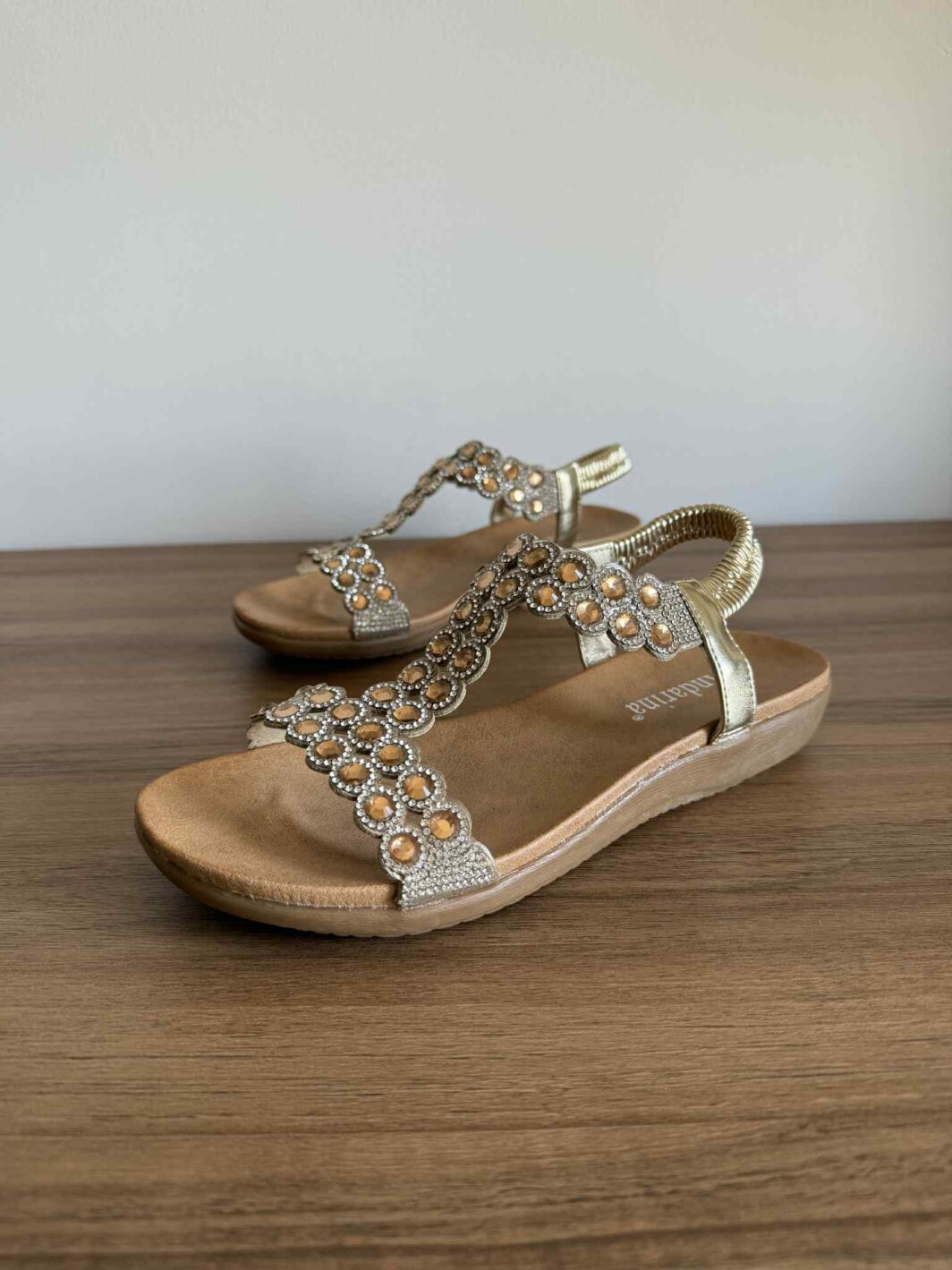 Sandália Diamante - Dourado