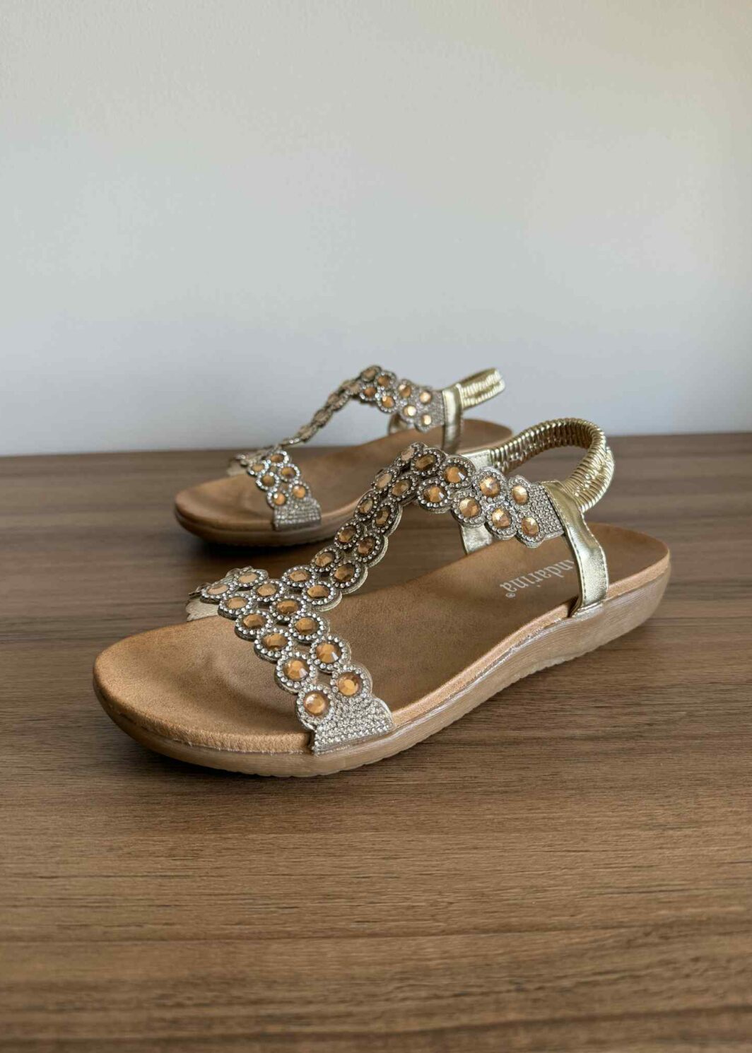Sandália Diamante - Dourado