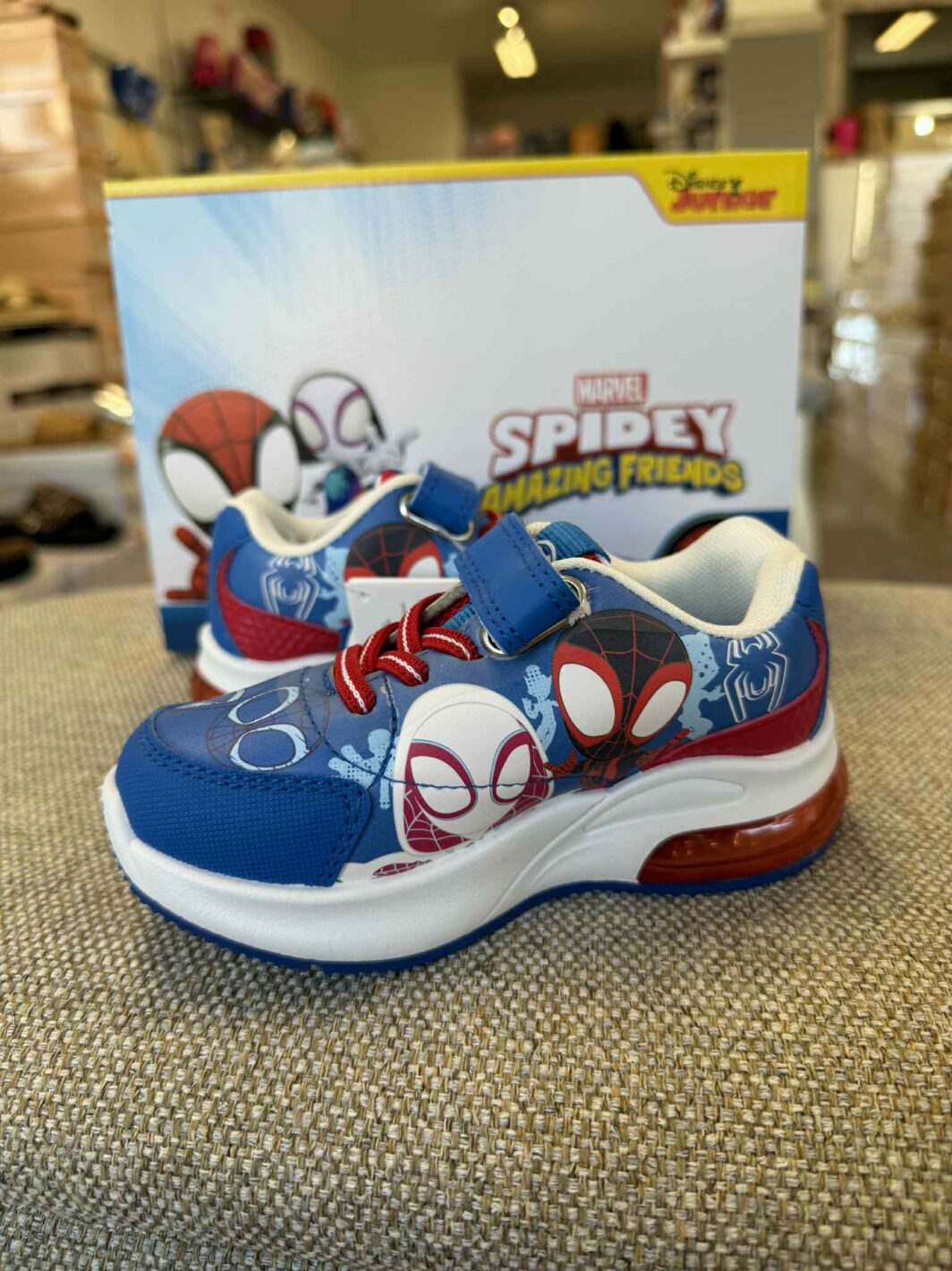SAPATILHA SOLA PVC SPIDEY COM LUZES
