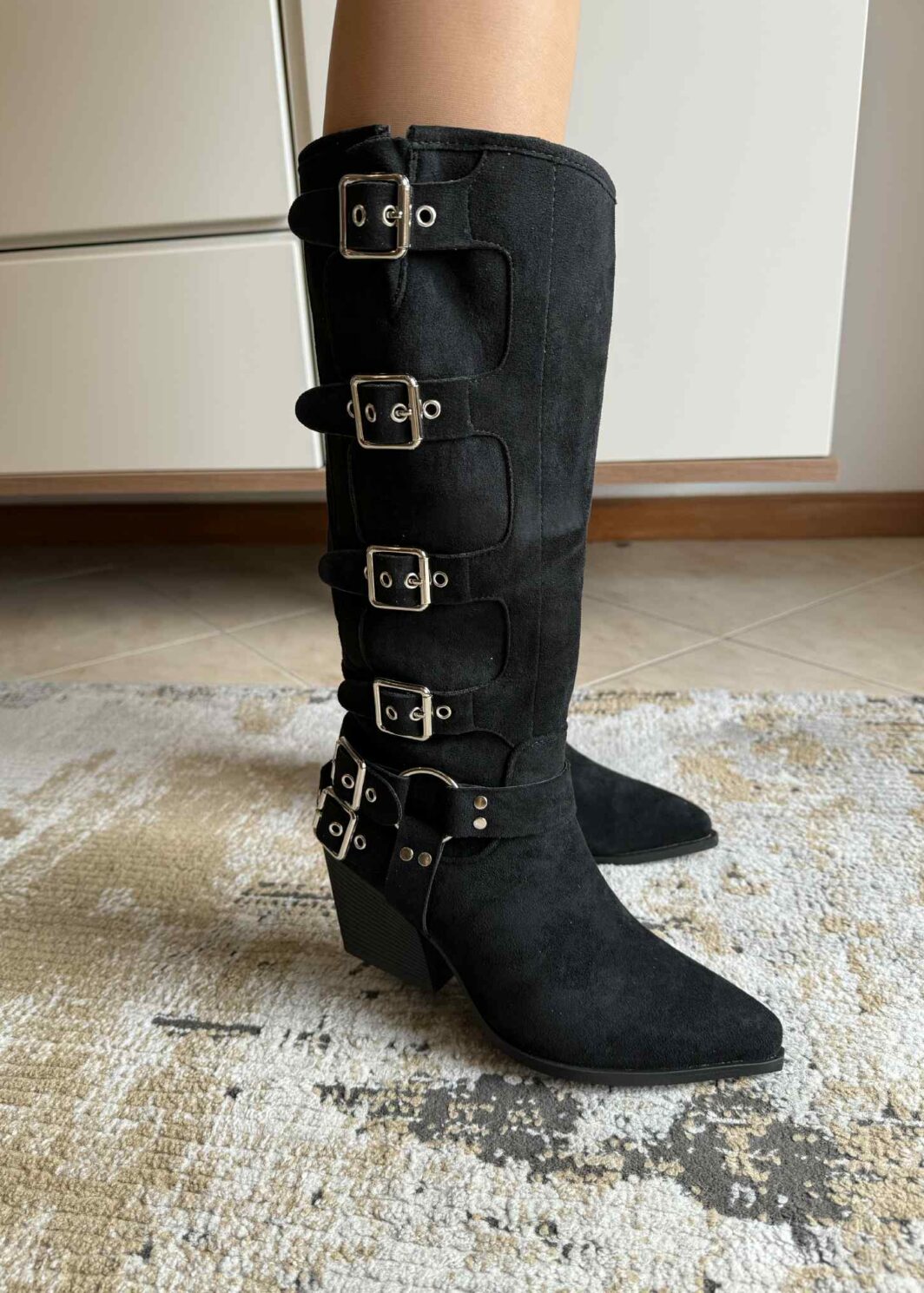 Bota Fivelas Cowboy - Preto