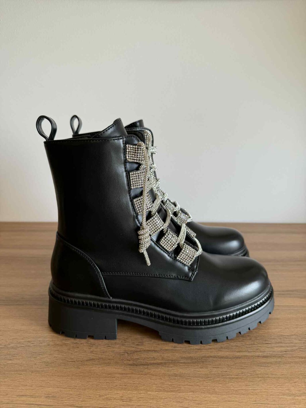 Bota Militar Sparkle Preto