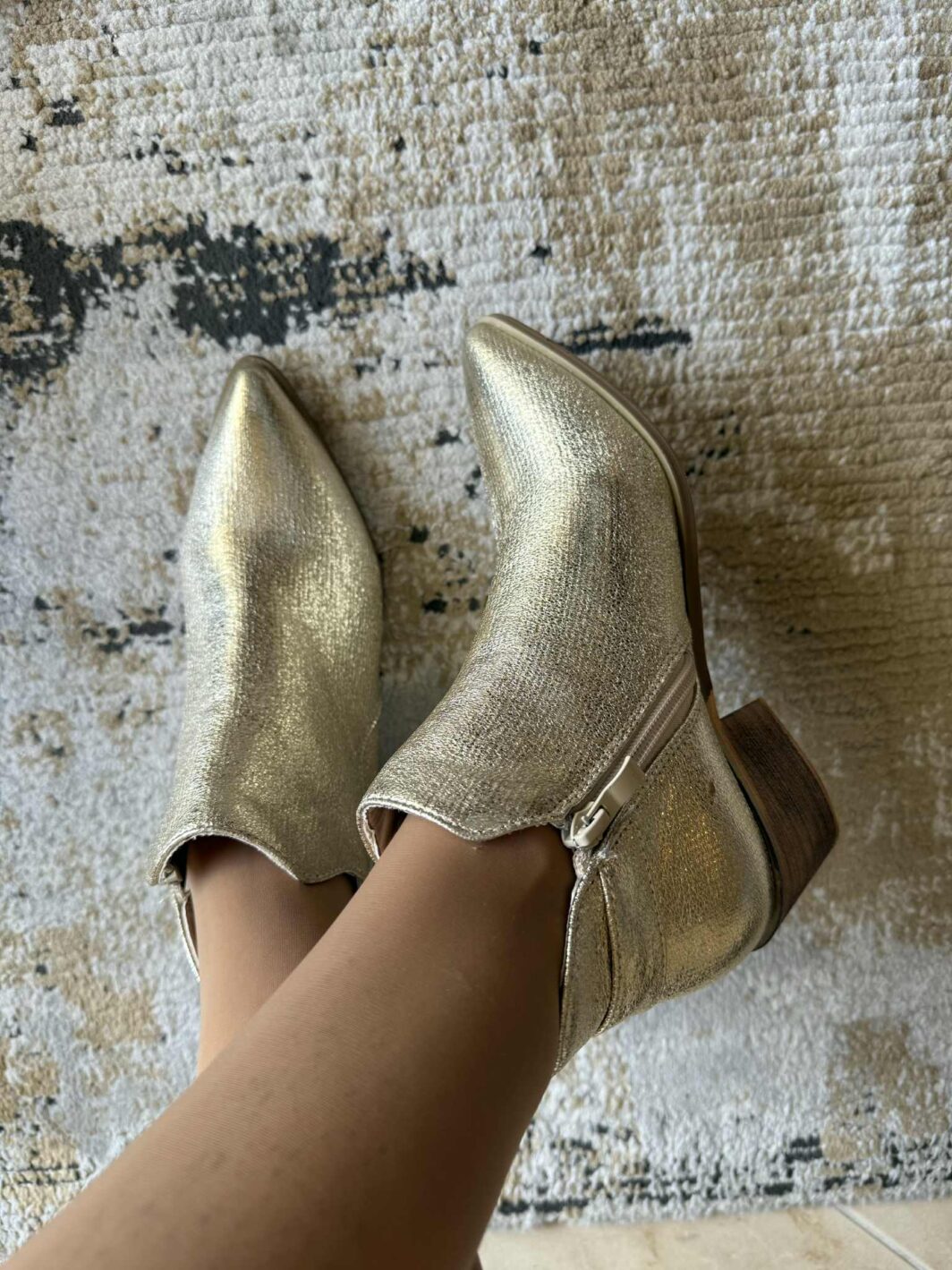Botim Estilo Texana - Dourado