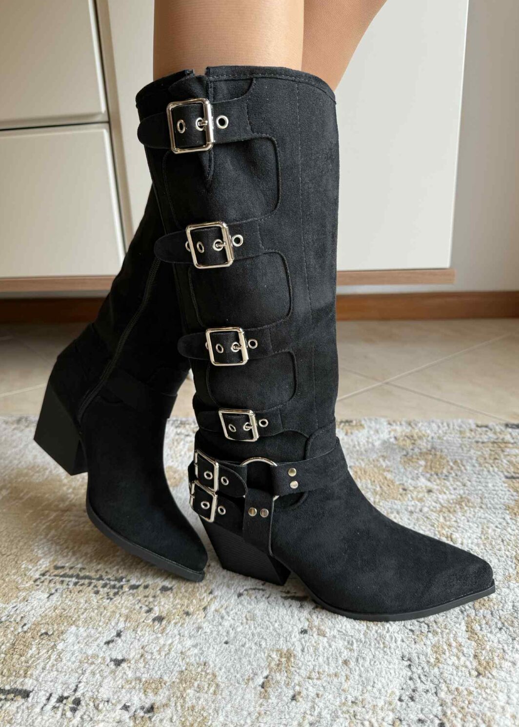 Bota Fivelas Cowboy - Preto