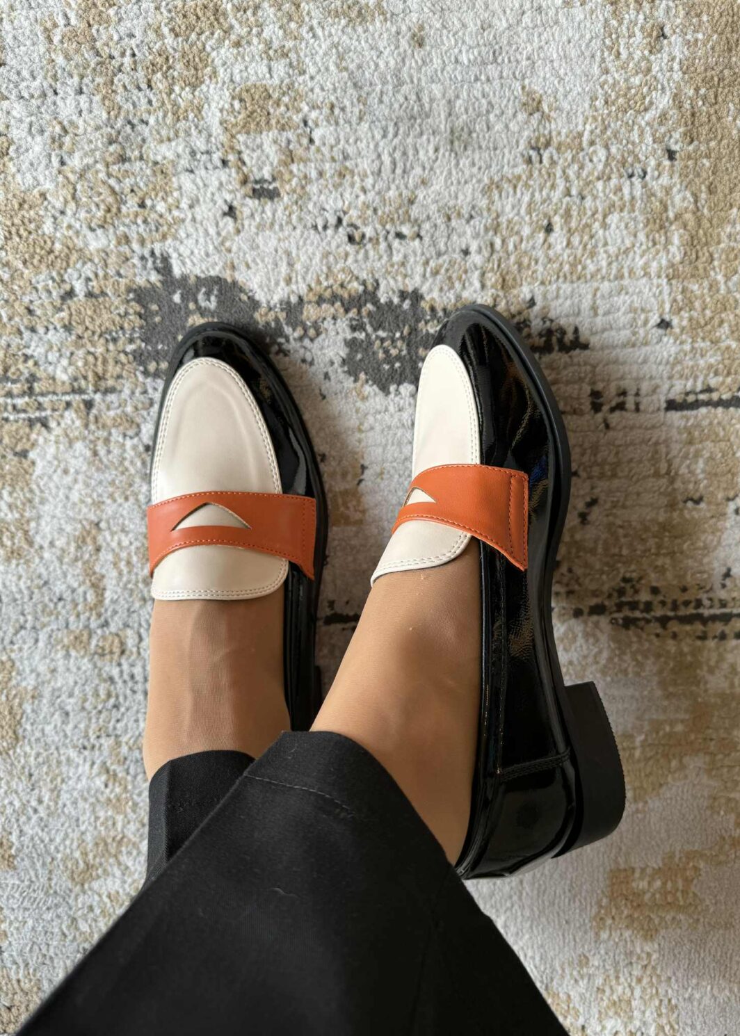 Sapato Envernizado Buonarotti - Laranja