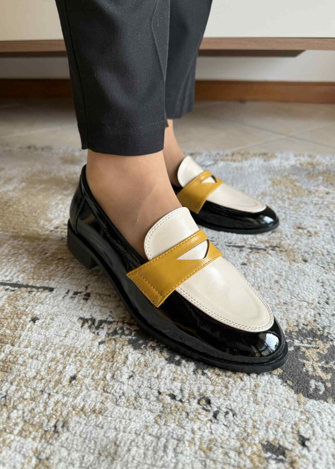 Sapato Envernizado Buonarotti - Amarelo