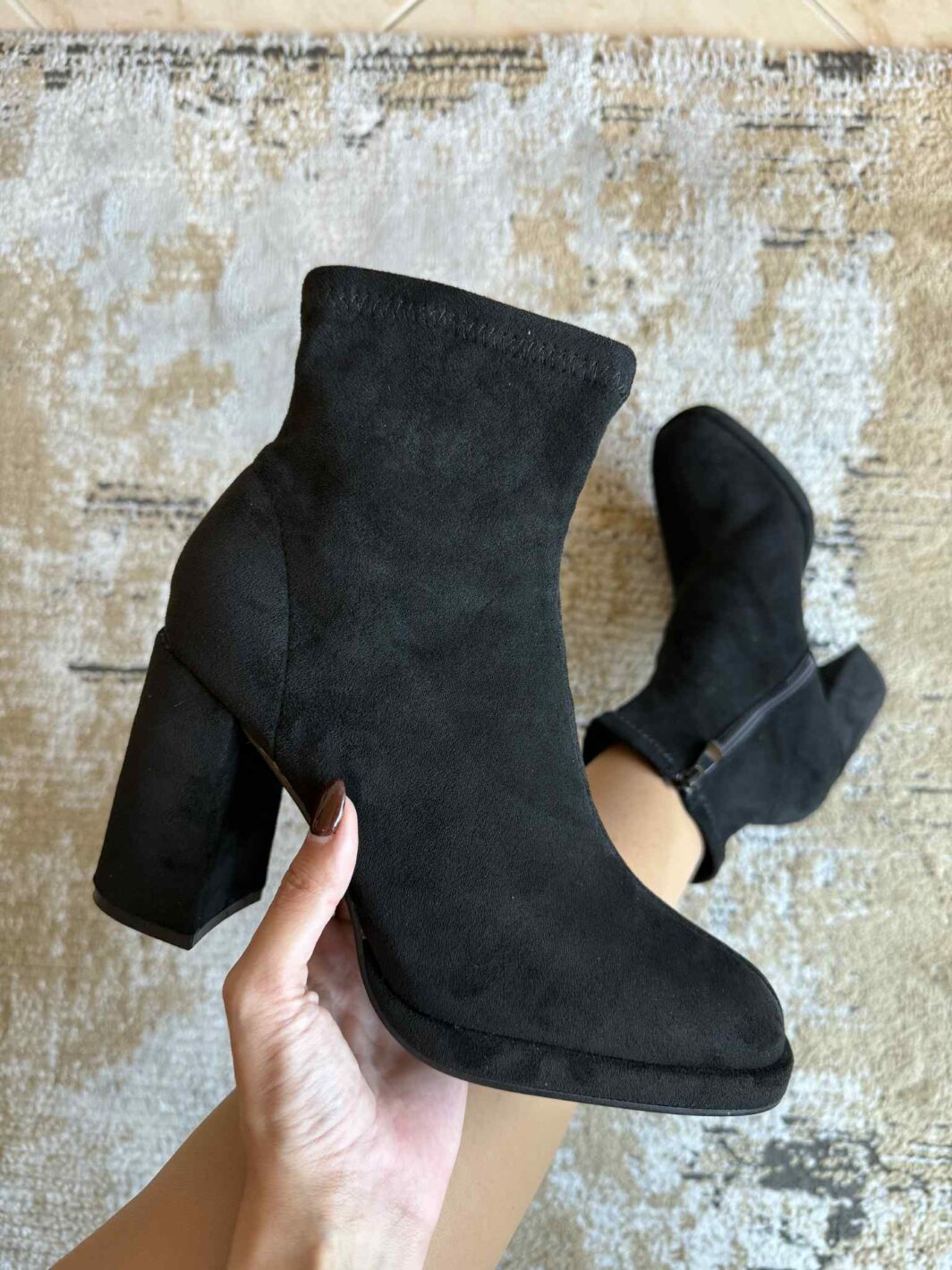 Botim Suede Preto