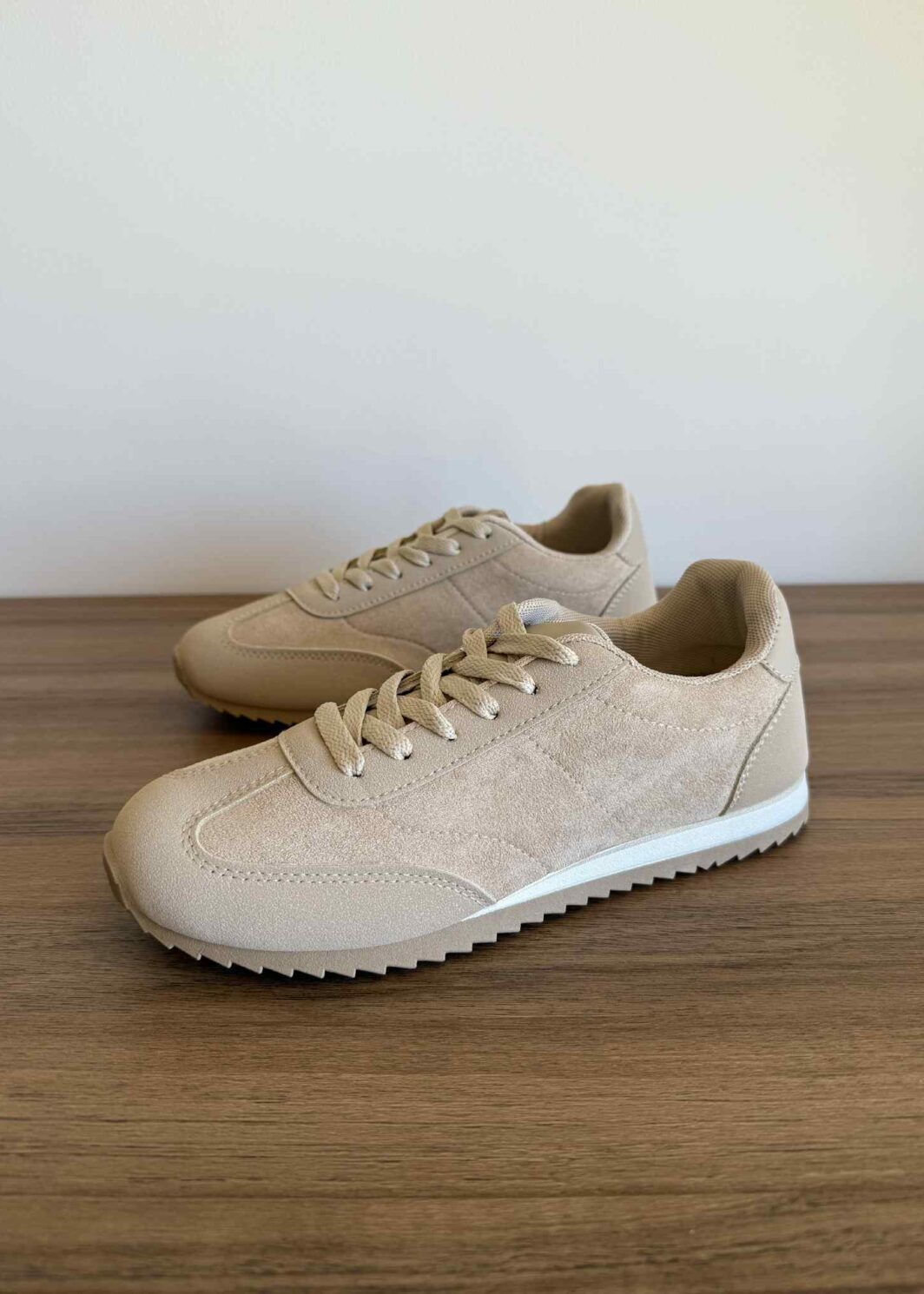 Sapatilha Rasa Suede Bege