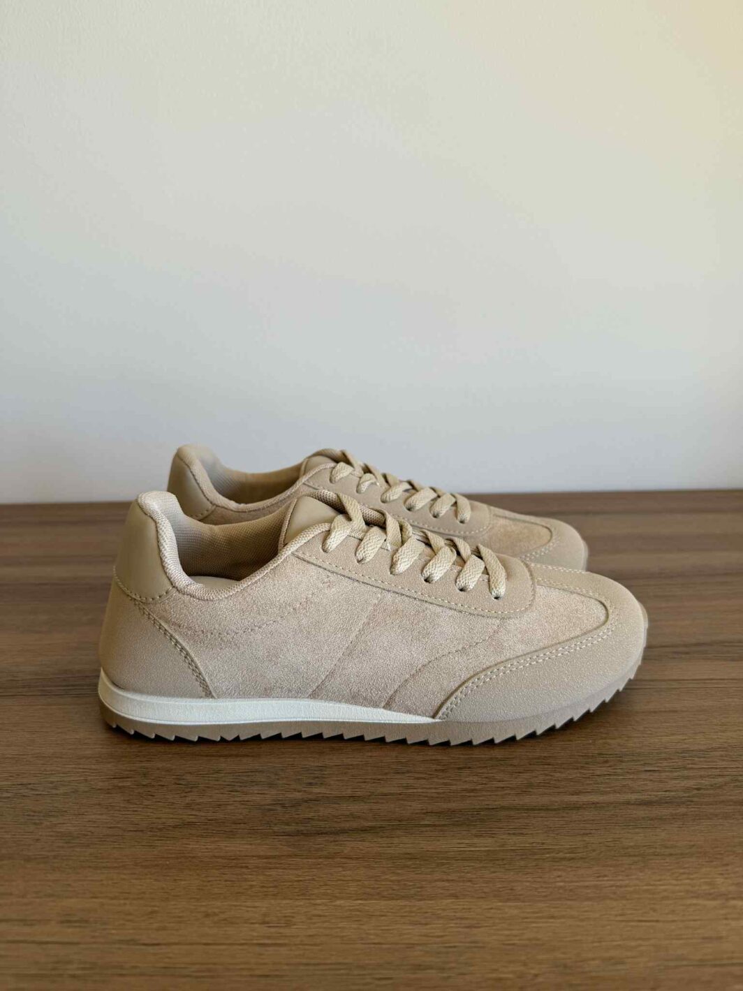 Sapatilha Rasa Suede Bege