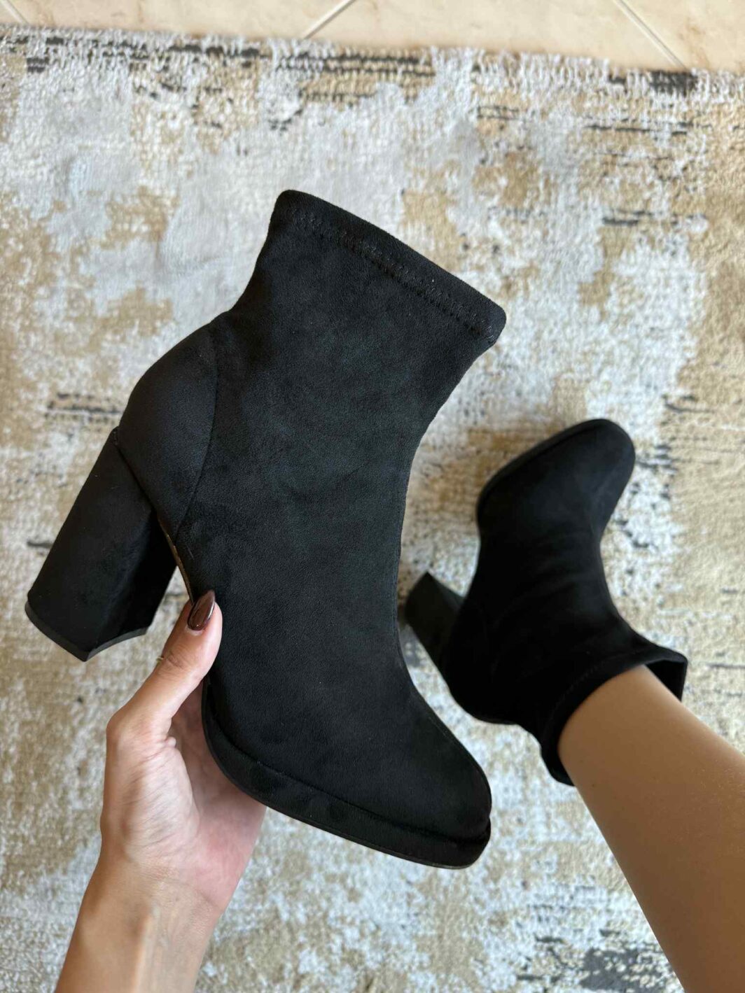 Botim Suede Preto