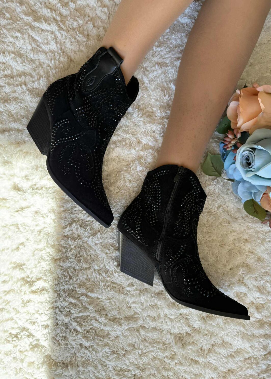 Botim Texana Tachas Preto