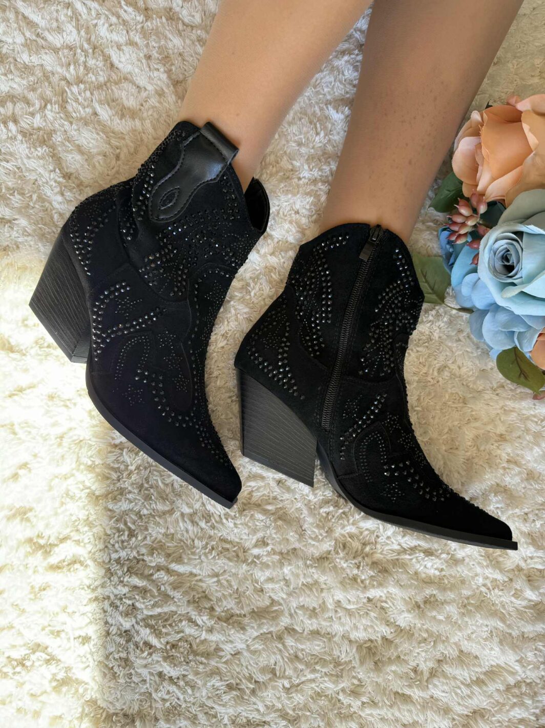 Botim Texana Tachas Preto