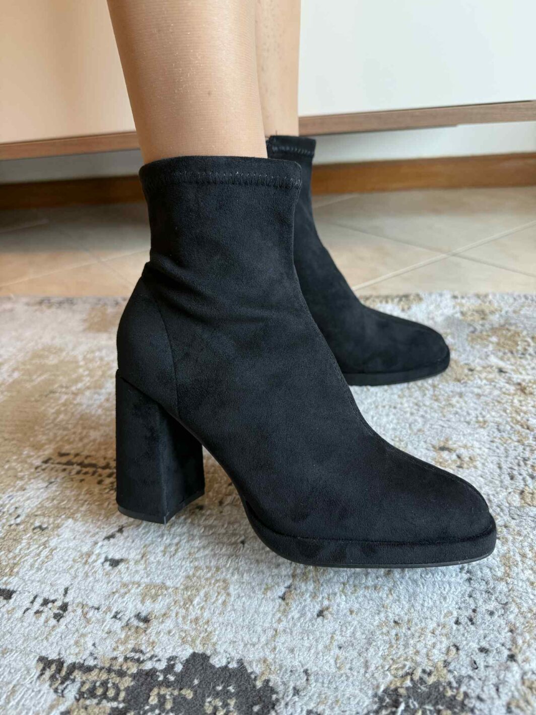 Botim Suede Preto