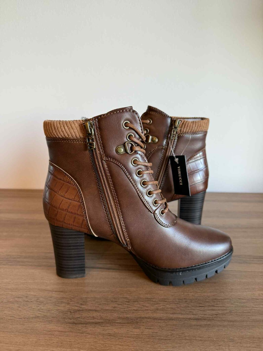 Botins Virucci 1 - Camel