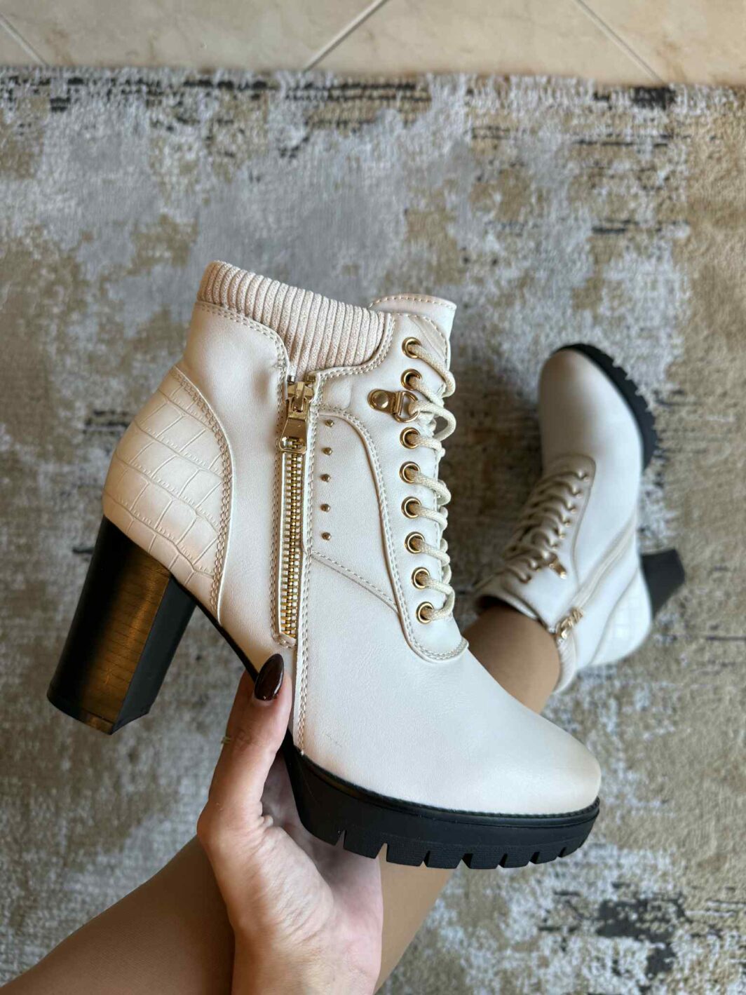 Botins Virucci 1 - Creme