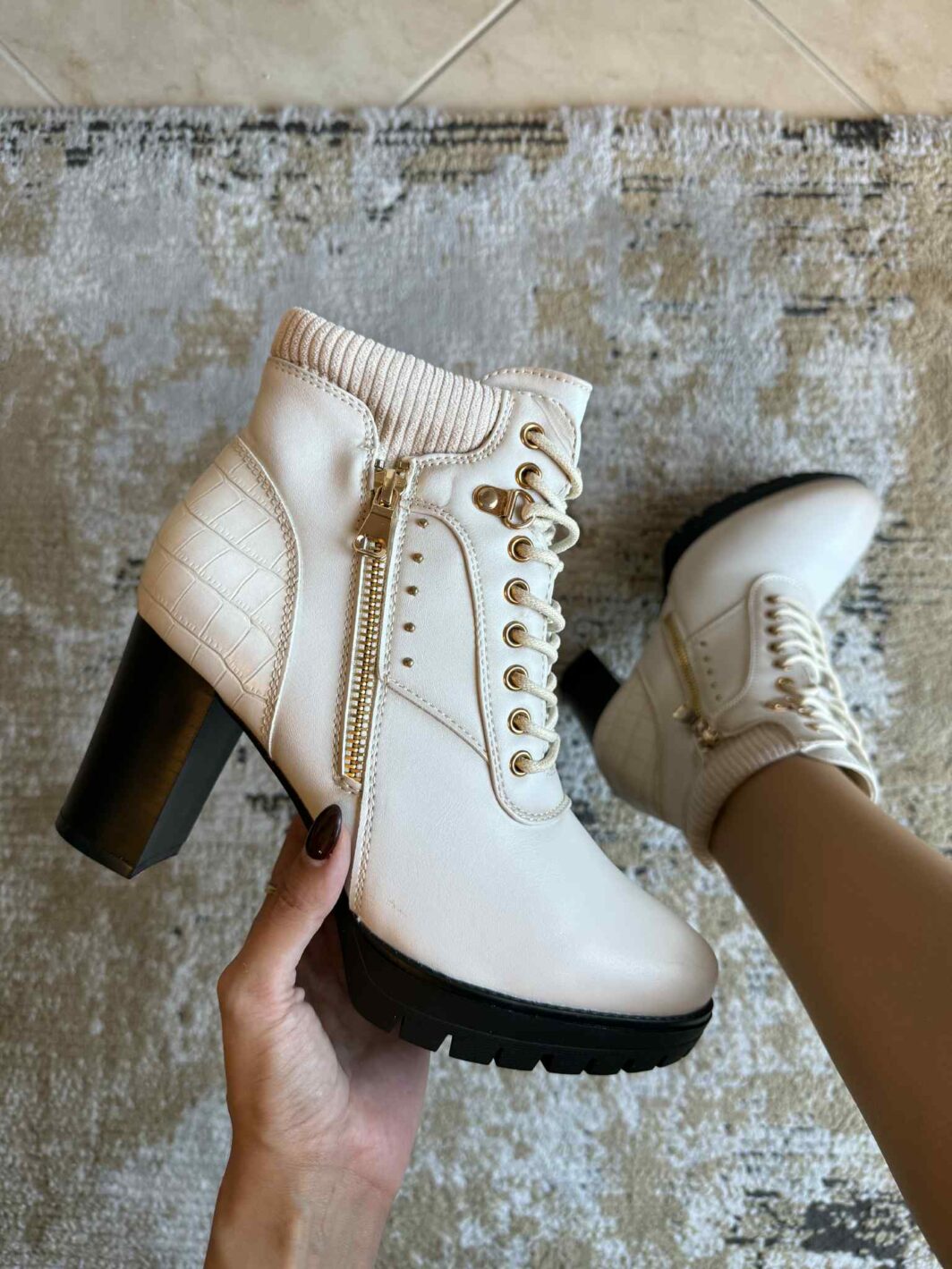 Botins Virucci 1 - Creme