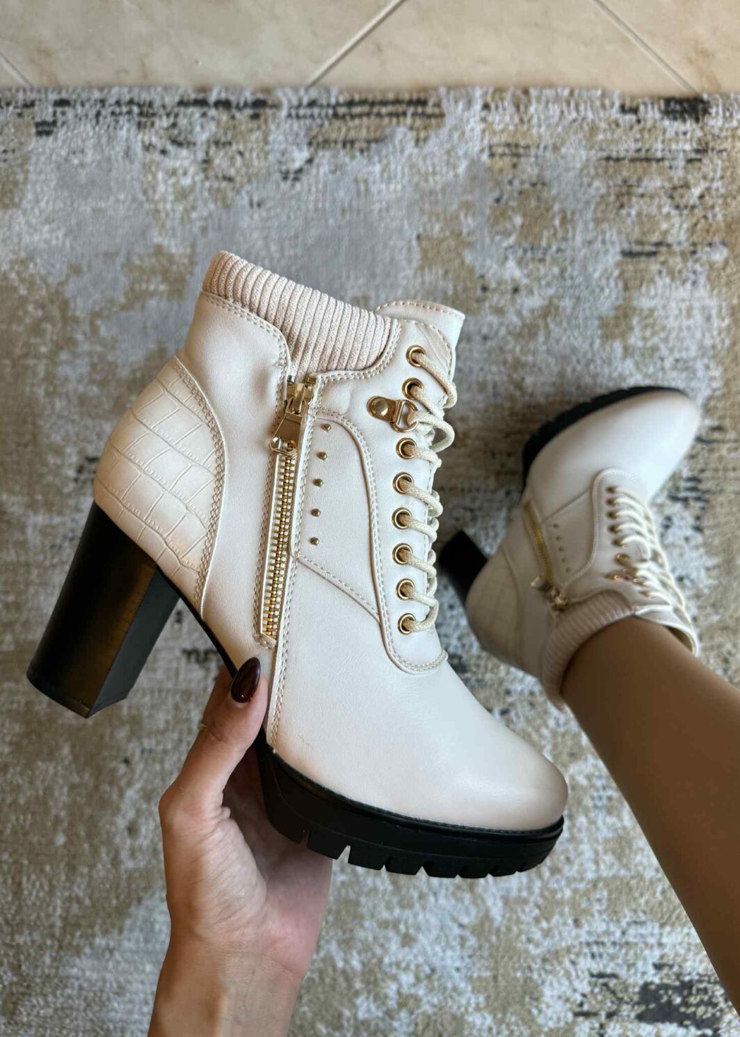 Botins Virucci 1 - Creme