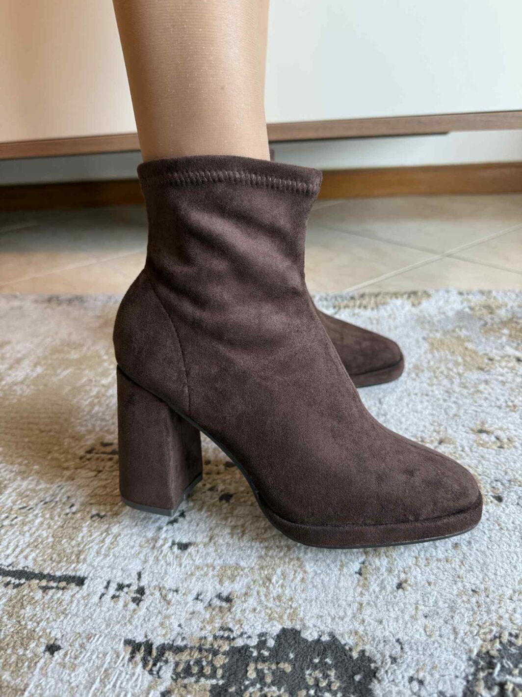 Botim Suede Castanho