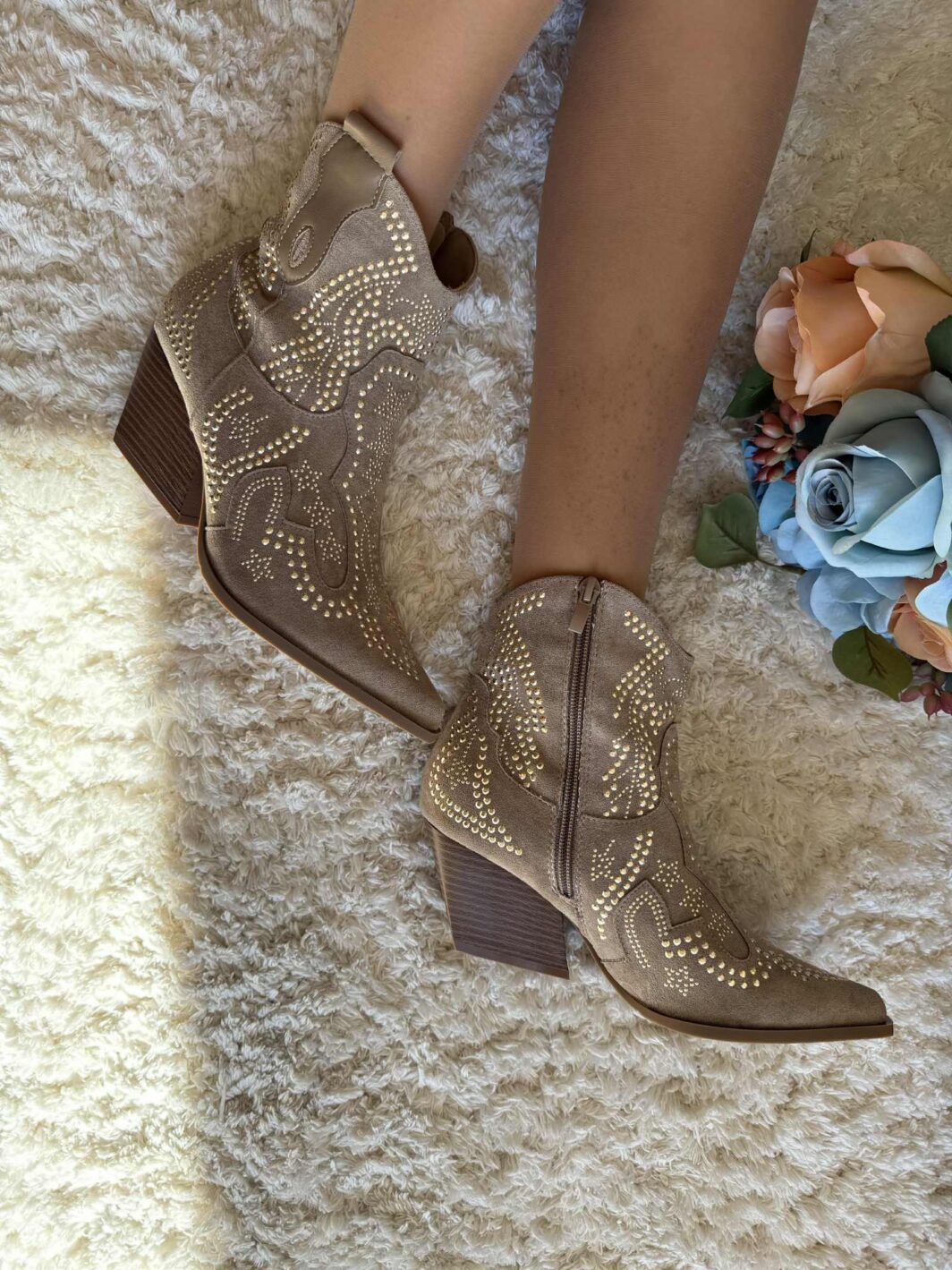 Botim Texana Tachas Khaki