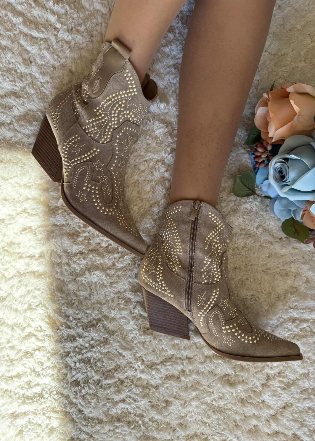 Botim Texana Tachas Khaki