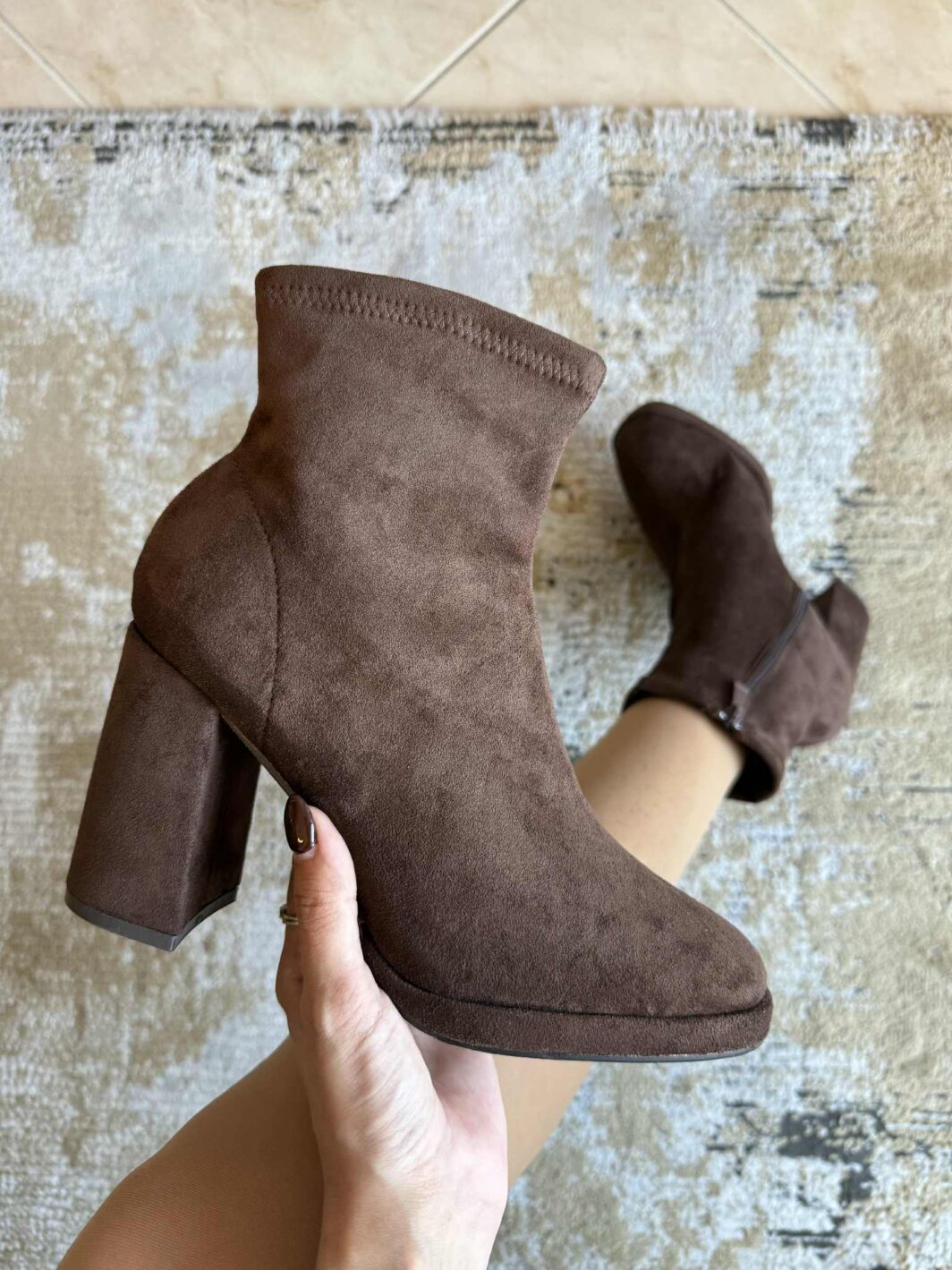 Botim Suede Castanho
