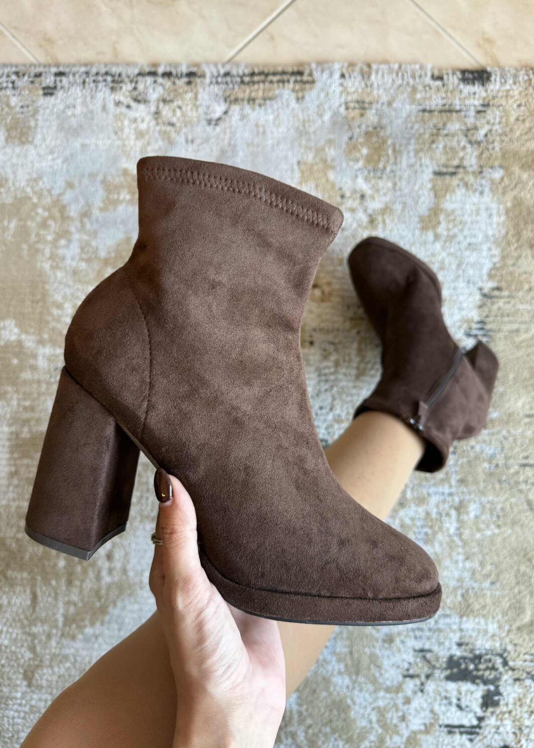 Botim Suede Castanho