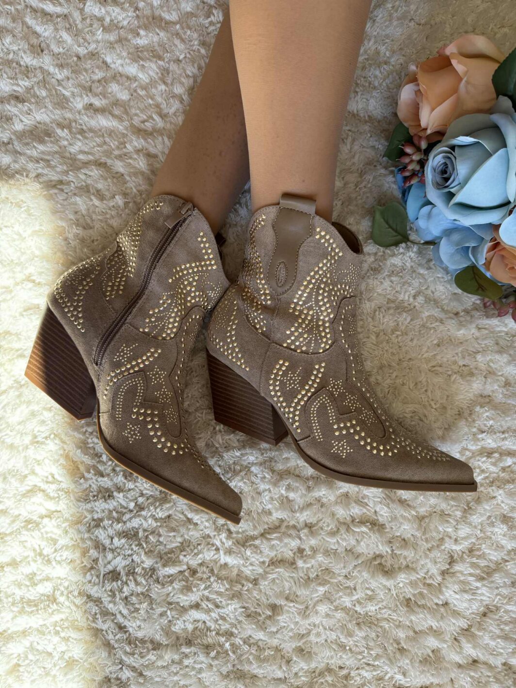 Botim Texana Tachas Khaki