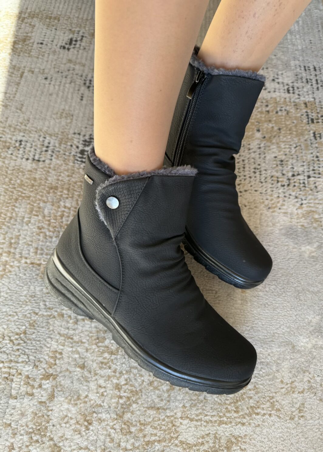 Bota Conforto - Preto