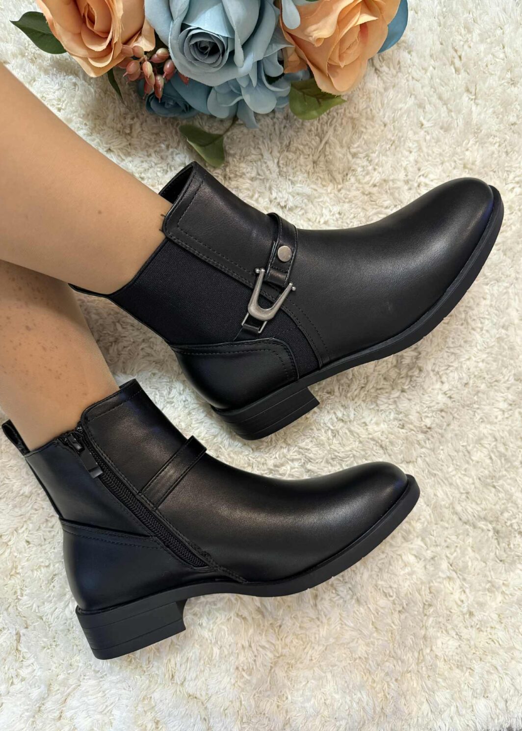 Botim com aplicação - Preto