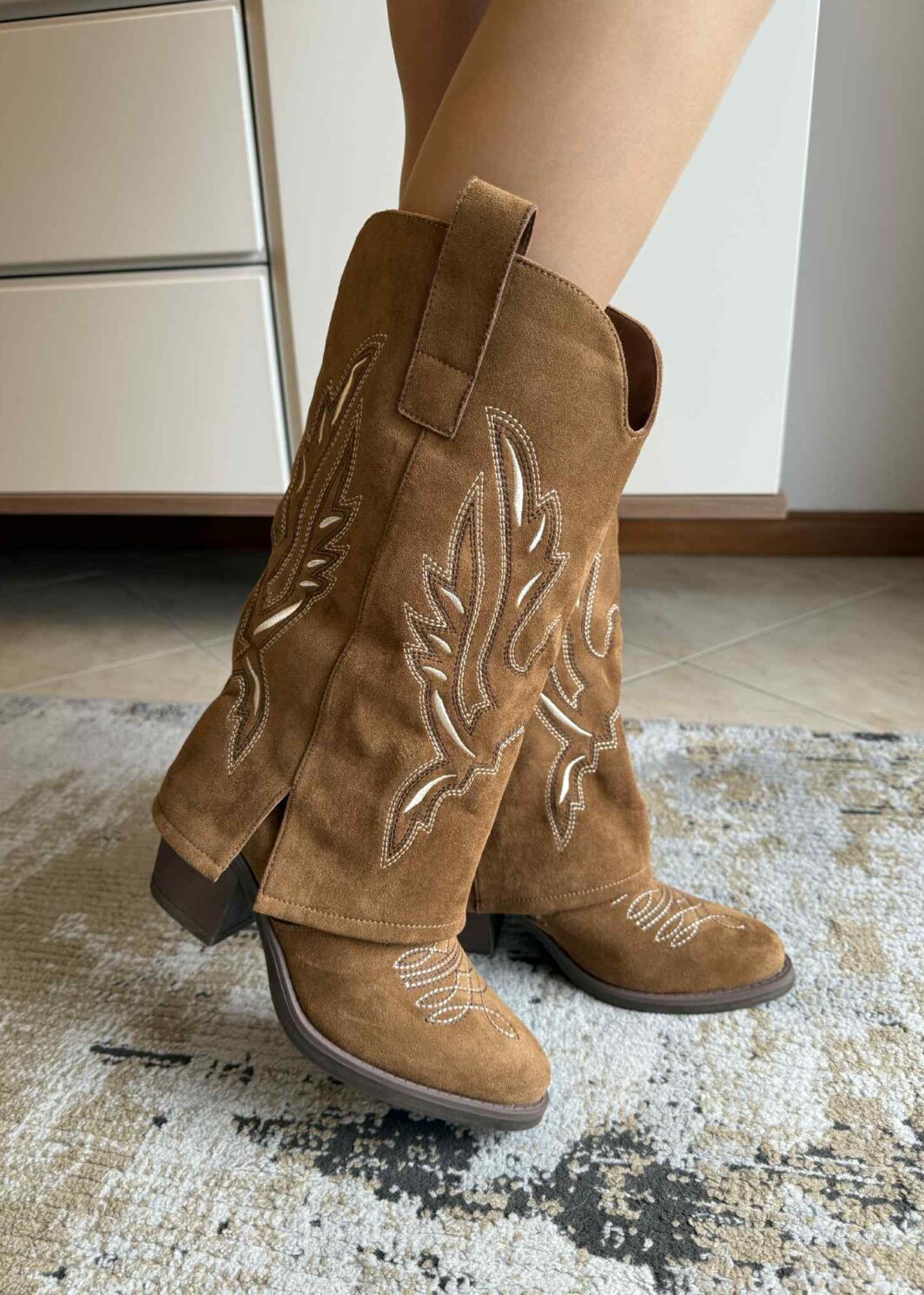 Texana Camel Efeito Calça