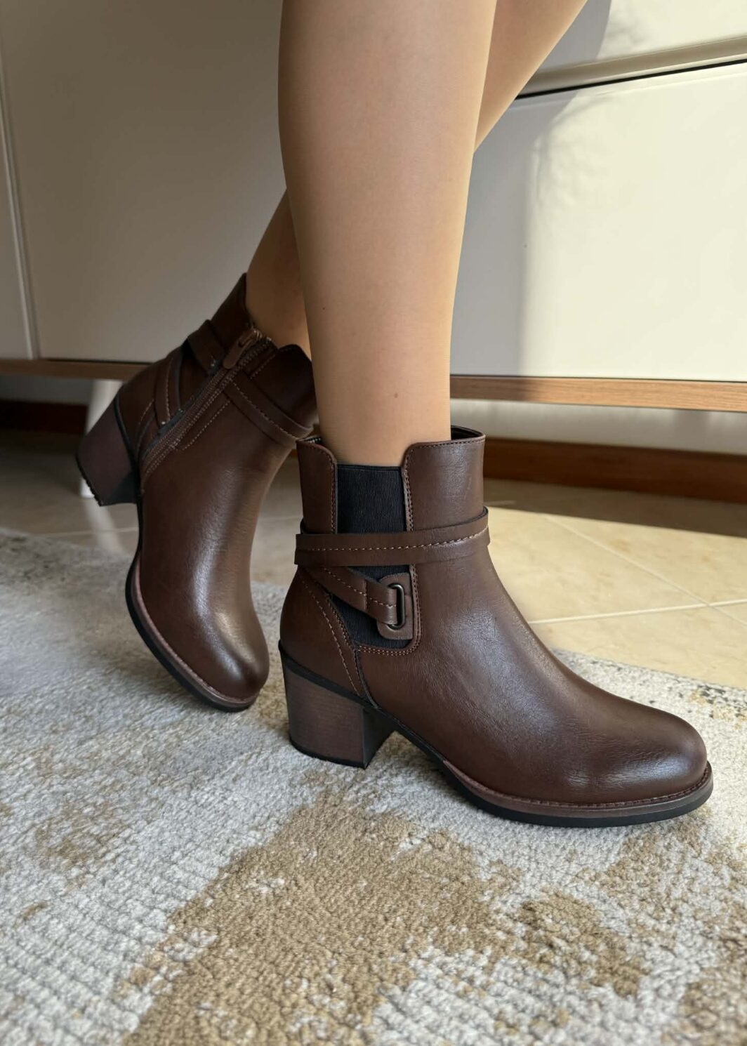 Bota Lady Glory - Castanho