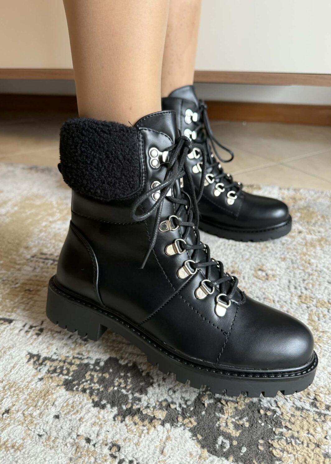 Bota Militar C'M Paris - Preto