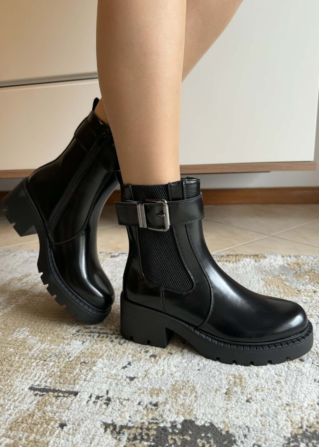 Bota Preta Estilo Combat