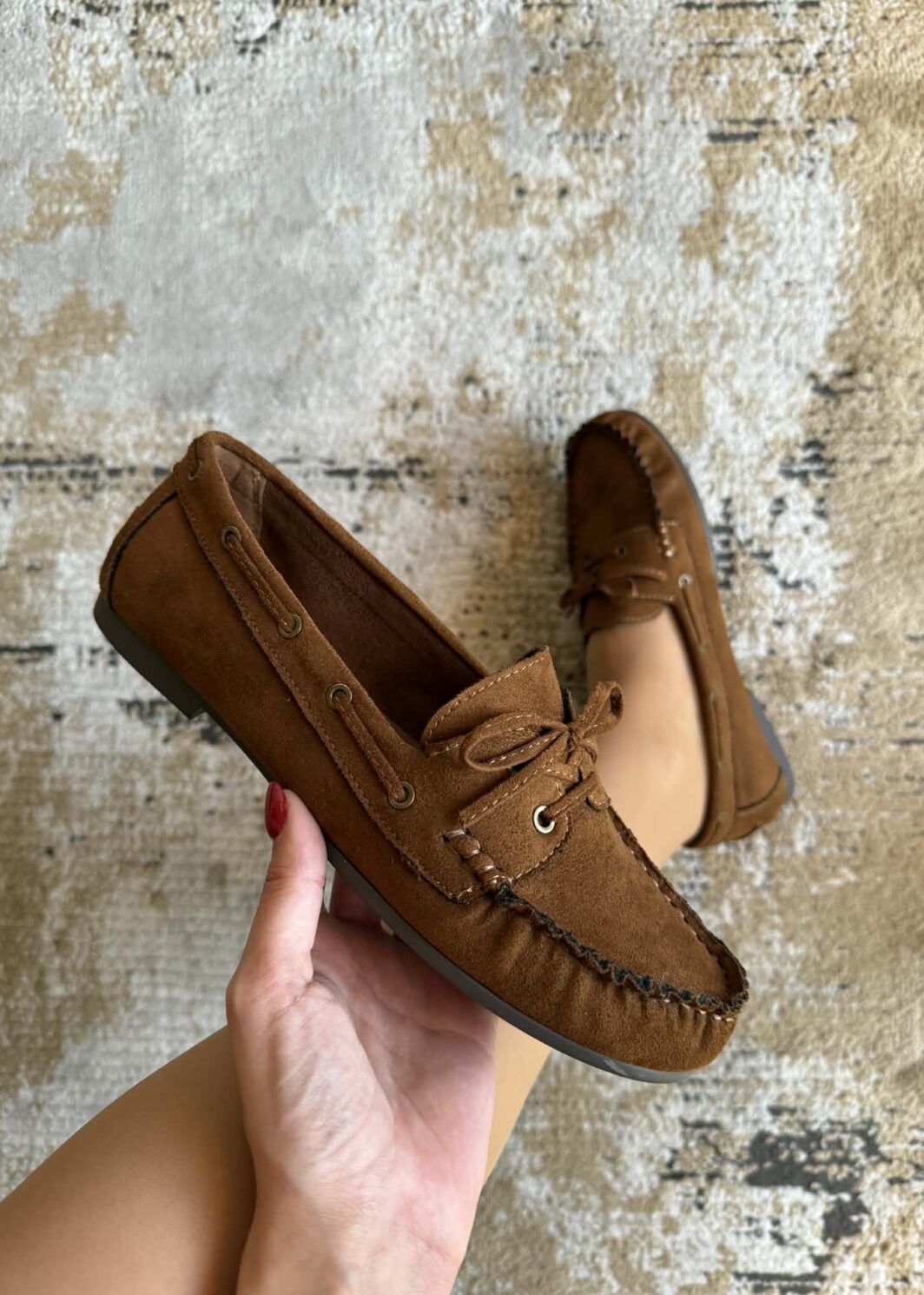 Mocassins Camel Corina