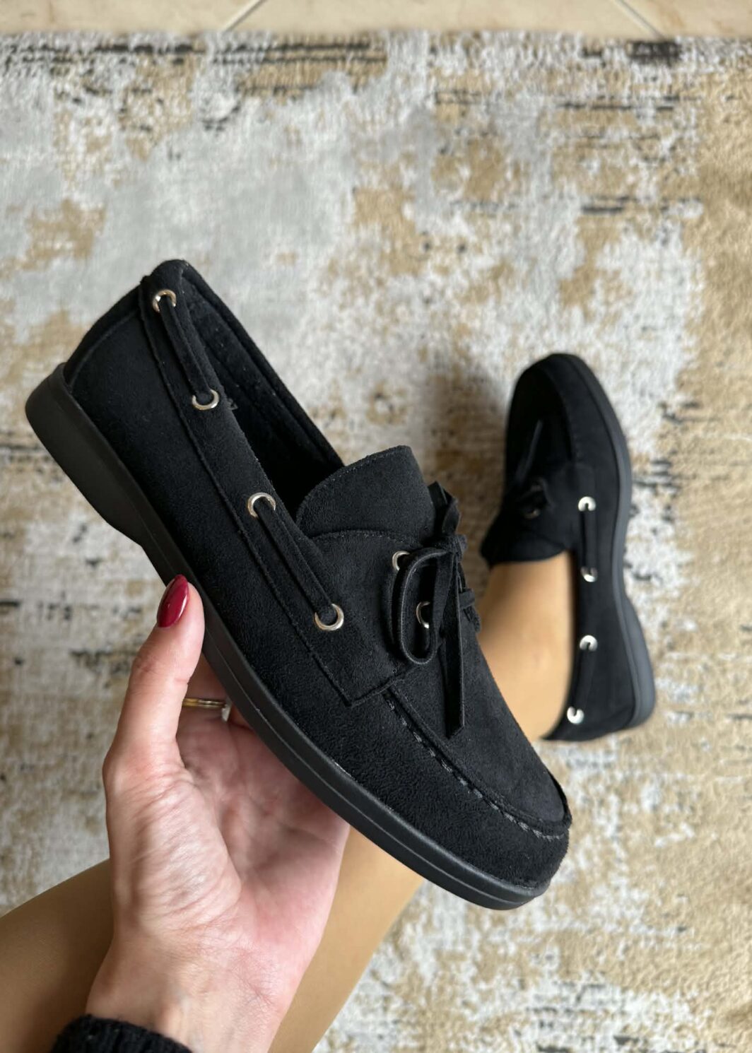 Mocassins Suede Soft - Preto