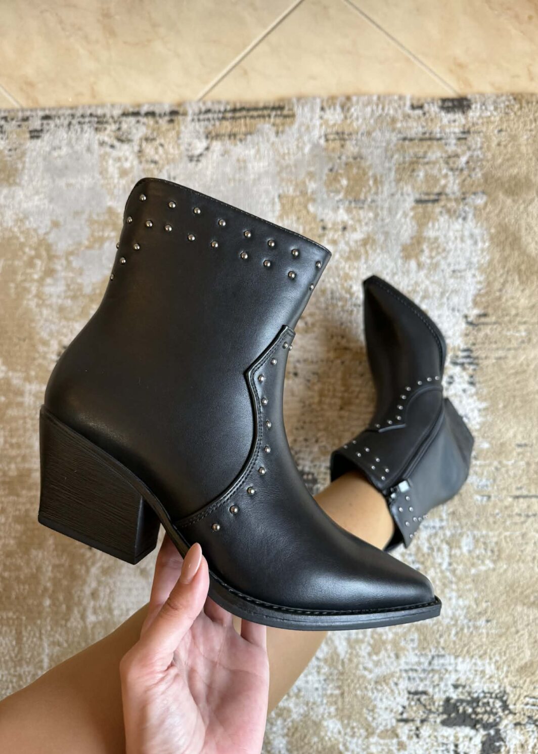 Botim Preto estilo Texana