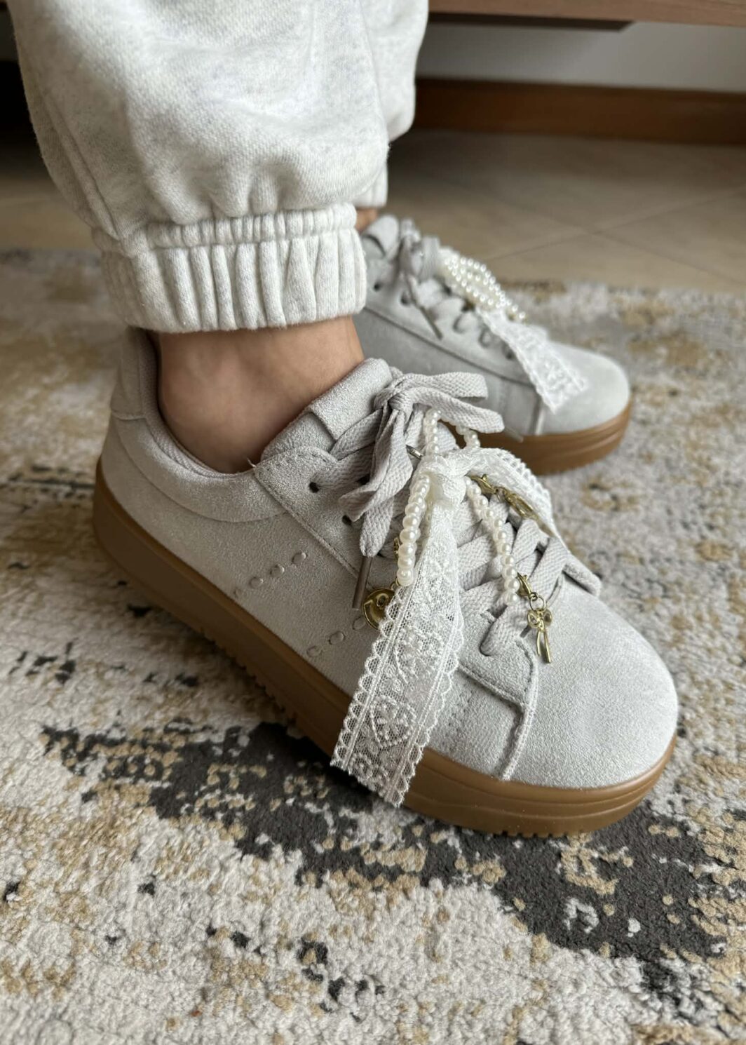 Sapatilha Divina Cinza