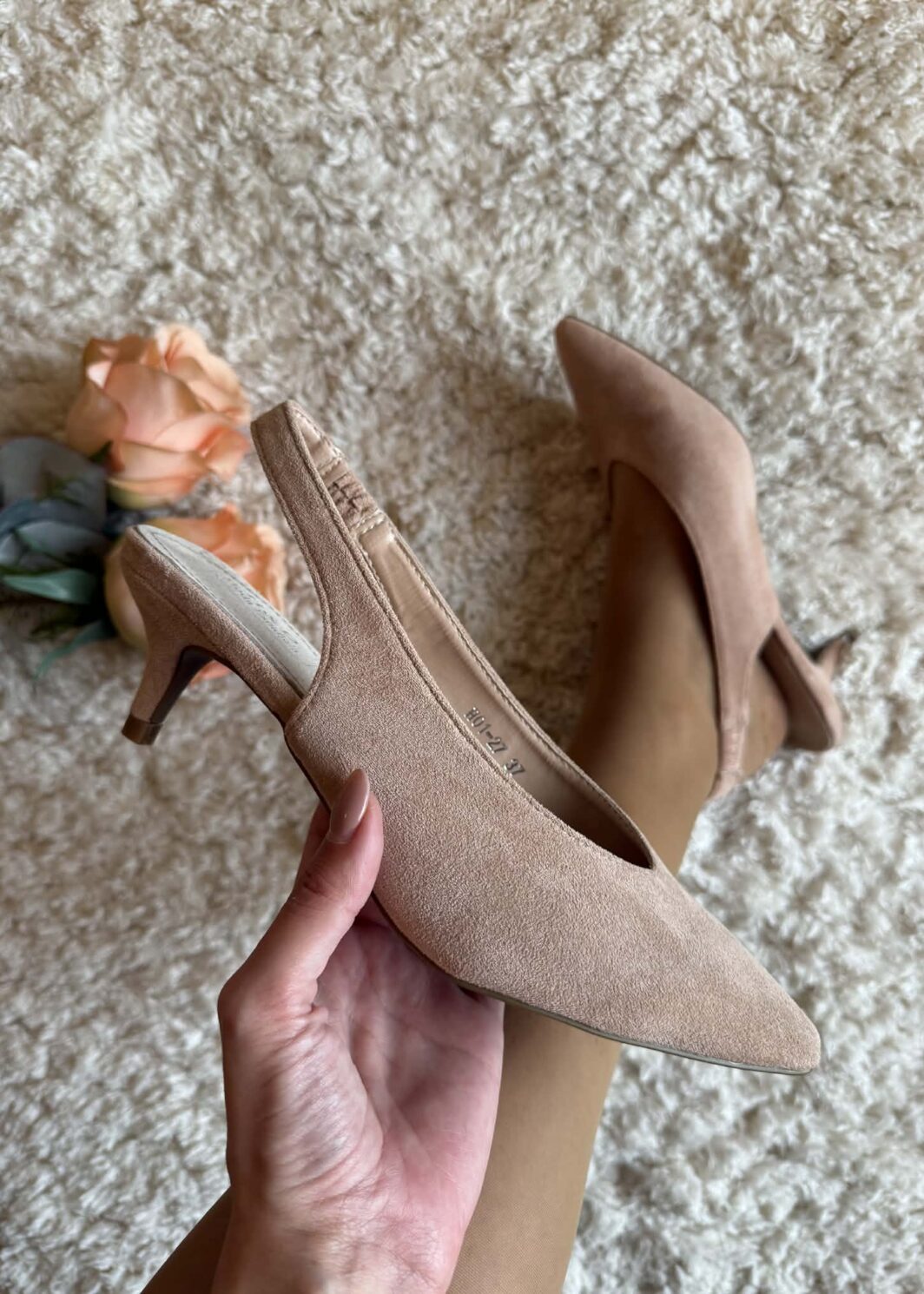 Sapato Mini Heel Bege