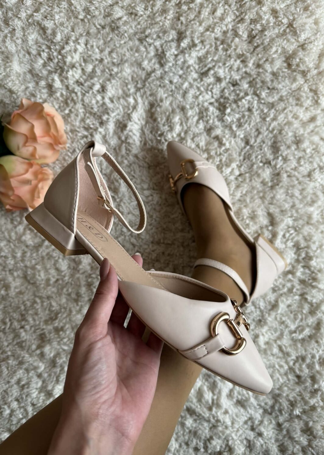 Sapato Raso Bridão - Bege