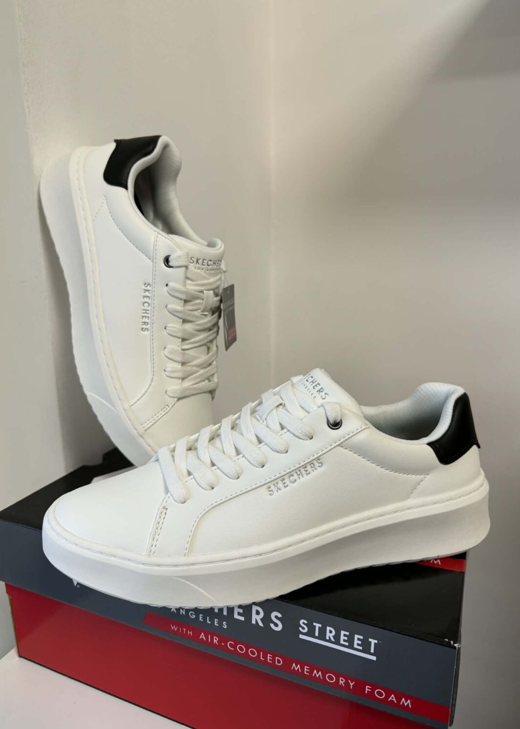 Skechers COURT BREAK SUIT - Branco