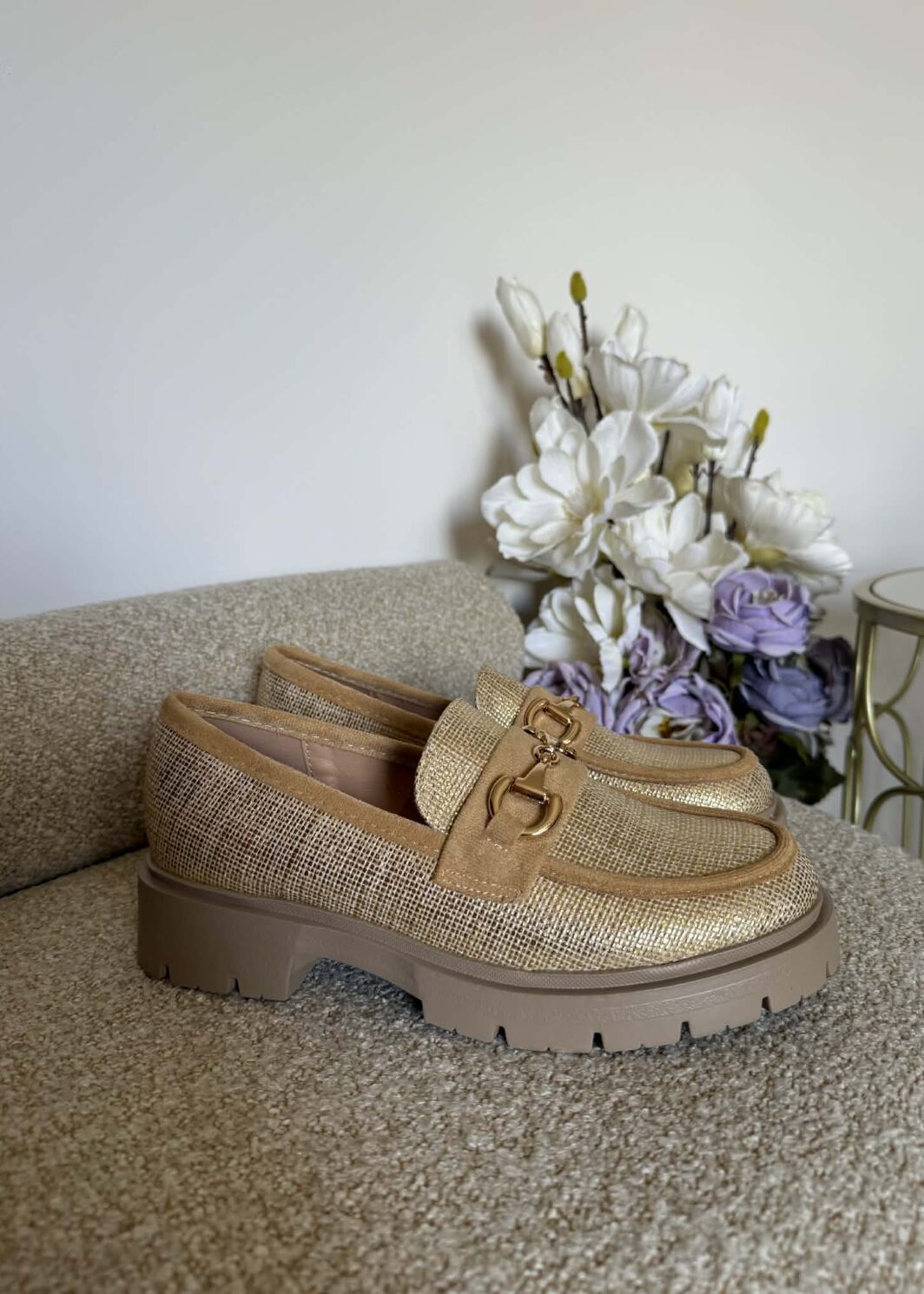 Loafer Natural Gold