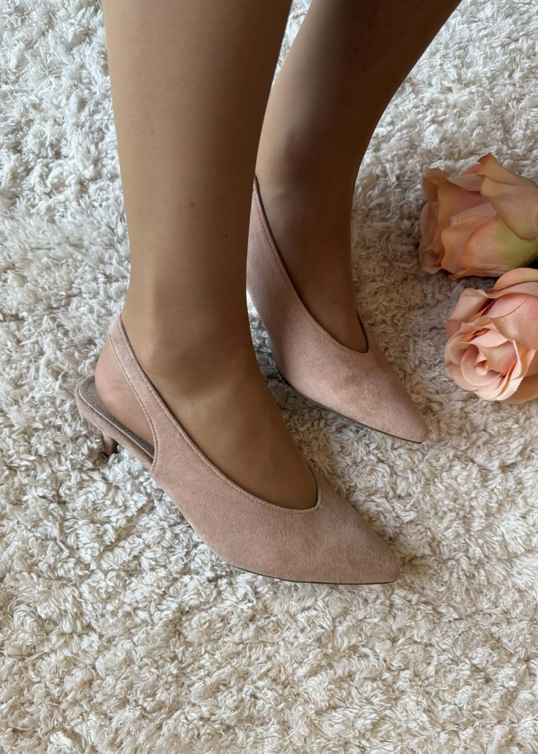 Sapato Mini Heel Bege