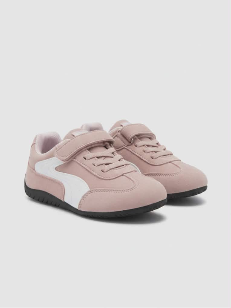 Sapatilha camurça rosa