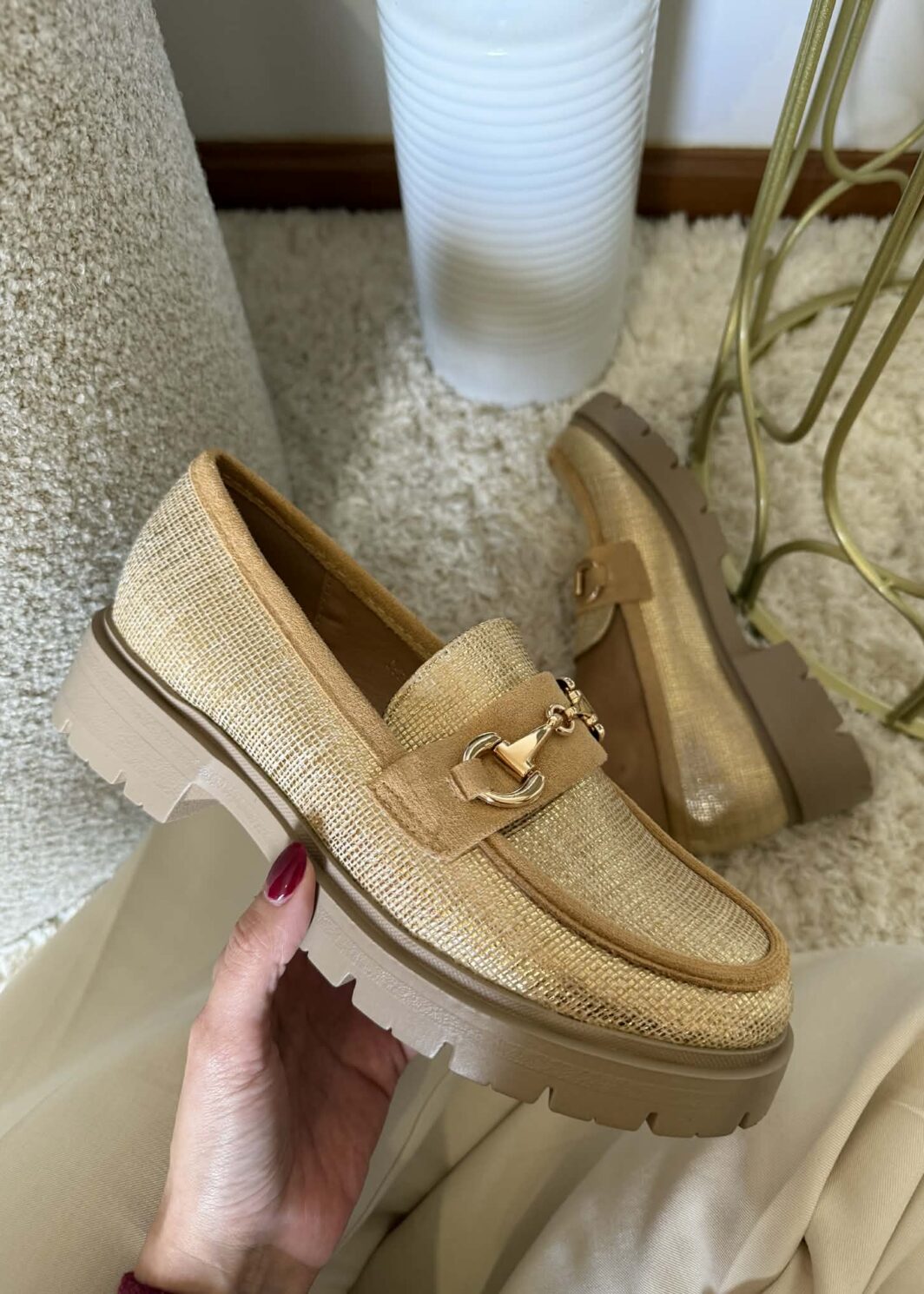 Loafer Natural Gold