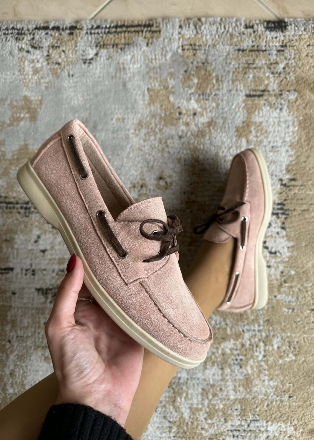 Mocassins Suede Soft - Rosa