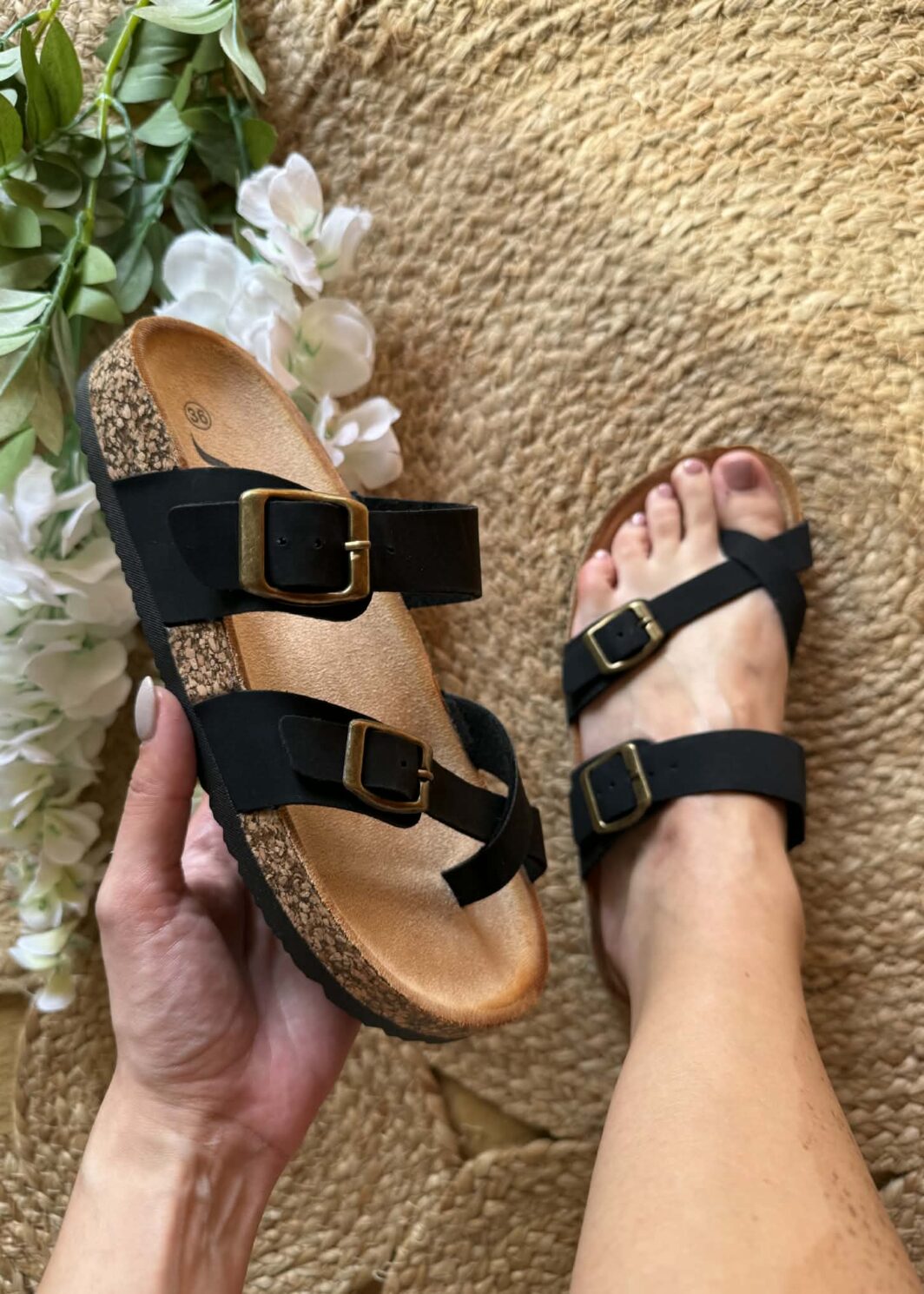 Chinelo de Dedo Palmilha Anatómica - Preto
