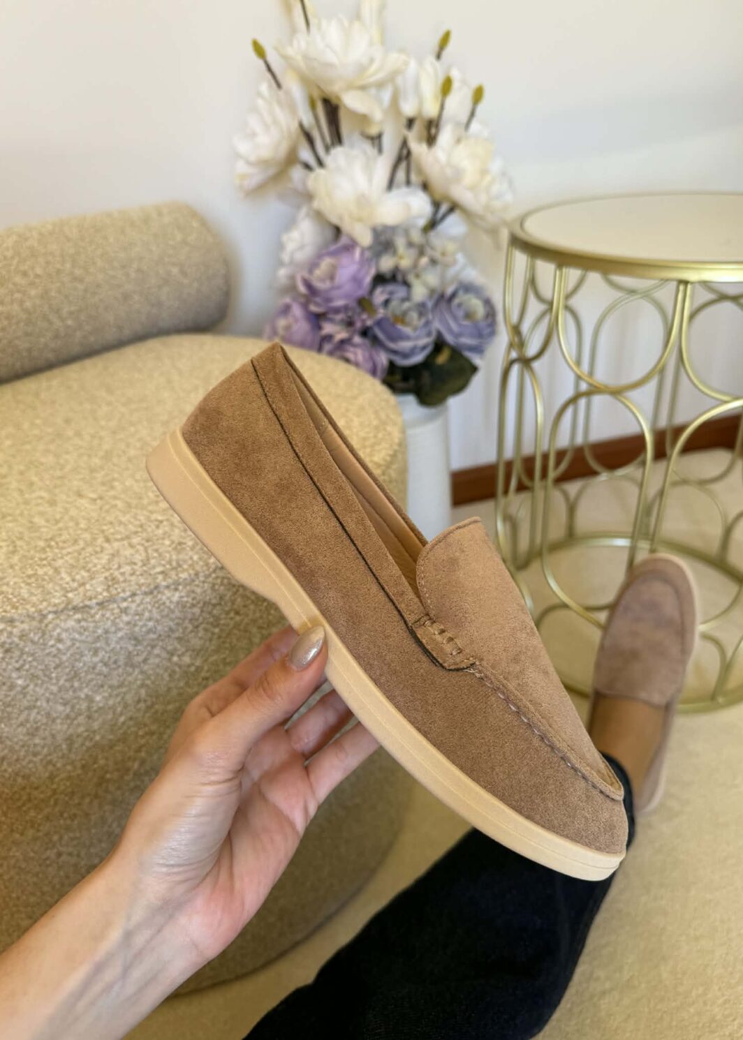 Mocassins Estilo e Conforto - Khaki